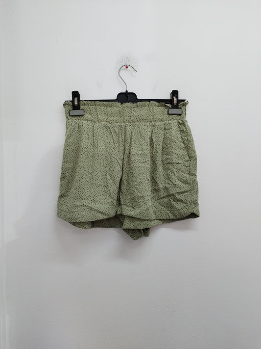 Short Kiabi kaki clair à pois Taille 36
