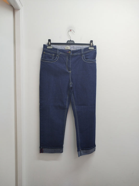 Pantacourt en jeans Canda bleu Taille 42