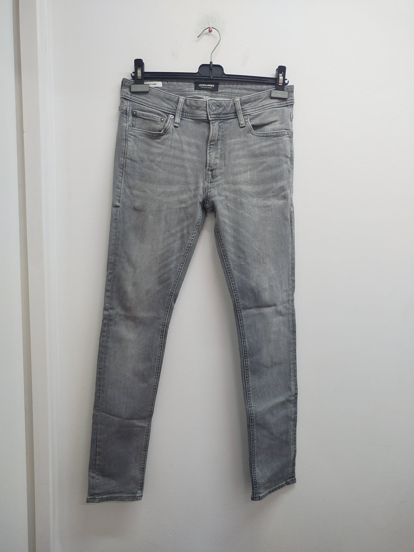 Jeans skinny Jack & Jones gris Taille 40