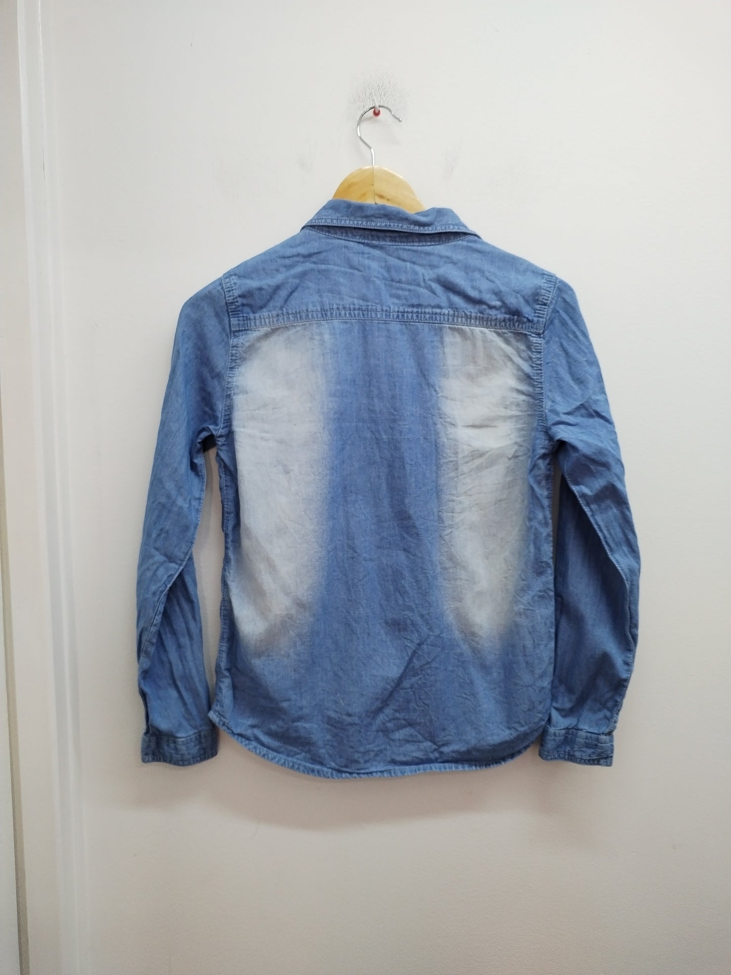 Chemise en jeans Tissaia bleue Taille 14 Ans