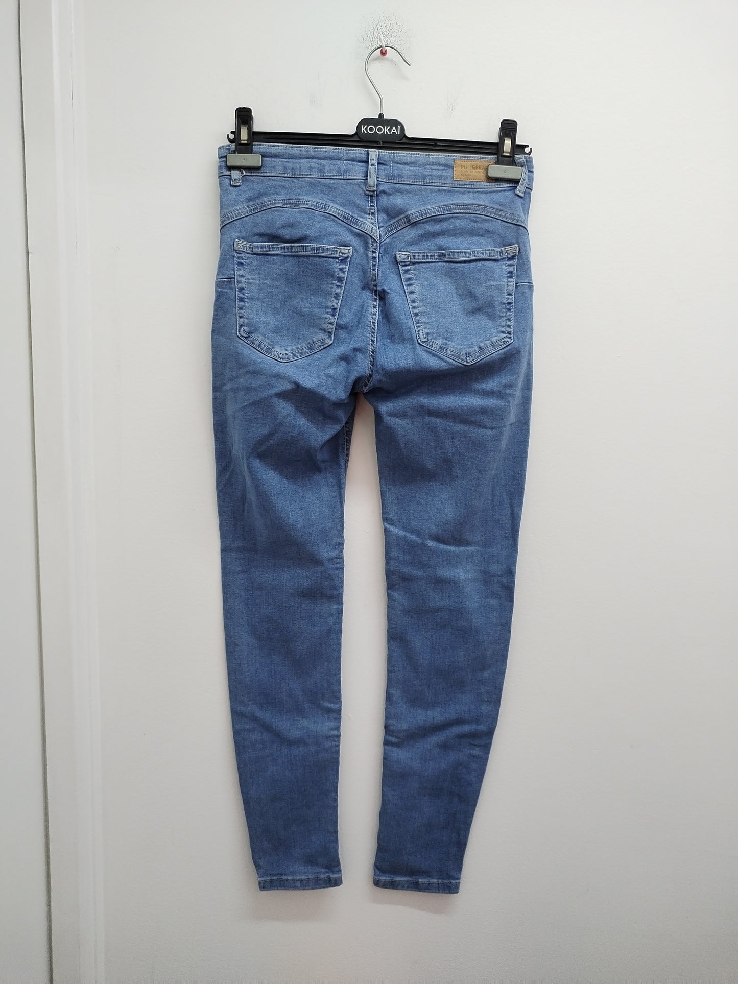Jeans Pull & Bear bleu clair Taille 38
