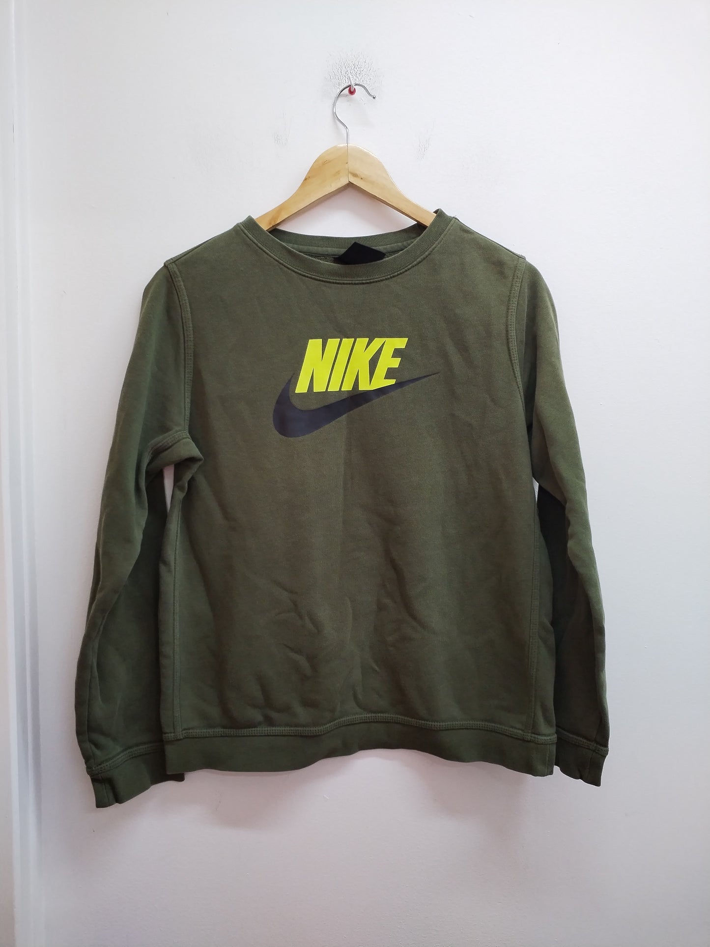 Sweat Nike kaki Taille 13/15 Ans