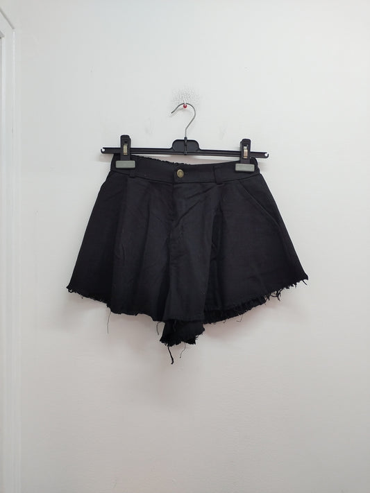 Short large en jeans noir Taille 36