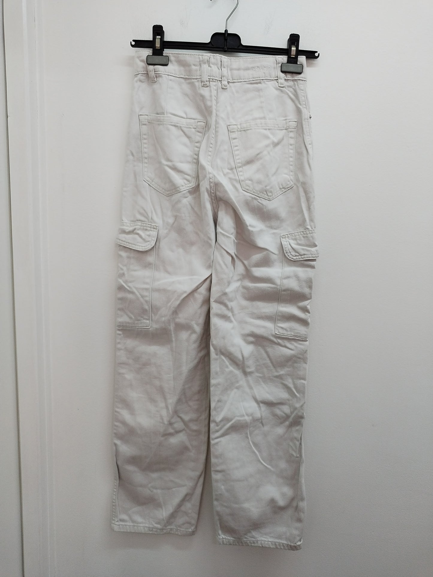 Jeans cargo Pimkie blanc cassé Taille 34