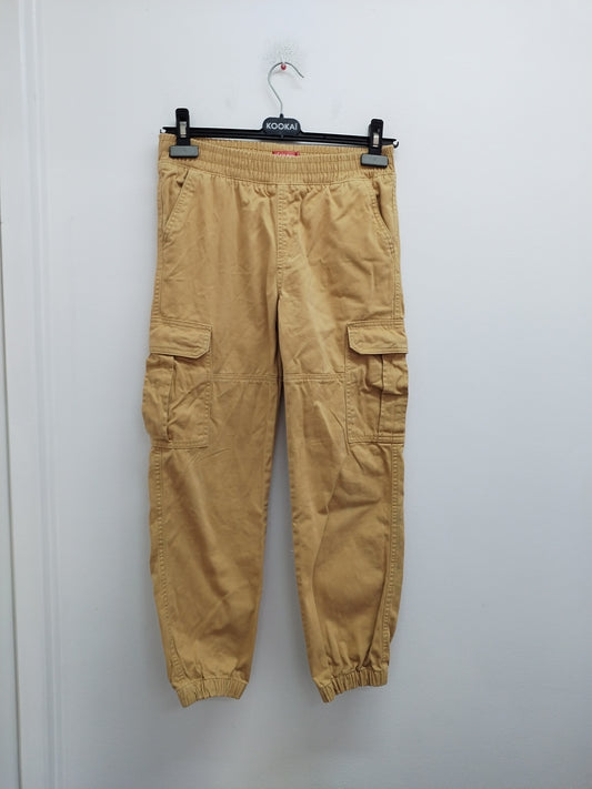 Pantalon cargo Tissaia beige Taille 12 Ans