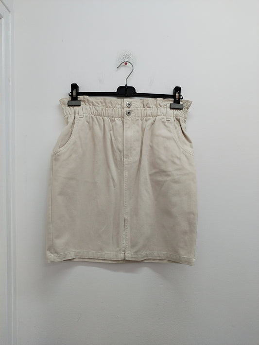 Jupe en jeans Esmara beige Taille 42