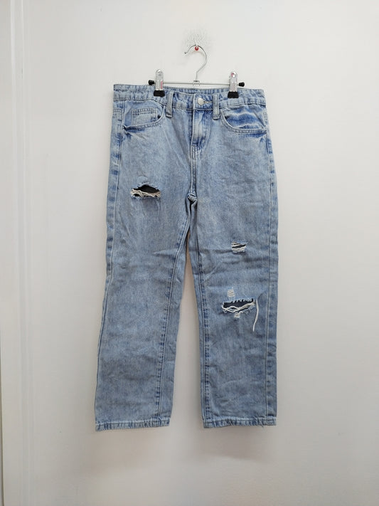 Jeans Shein bleu délavé Taille 9 Ans