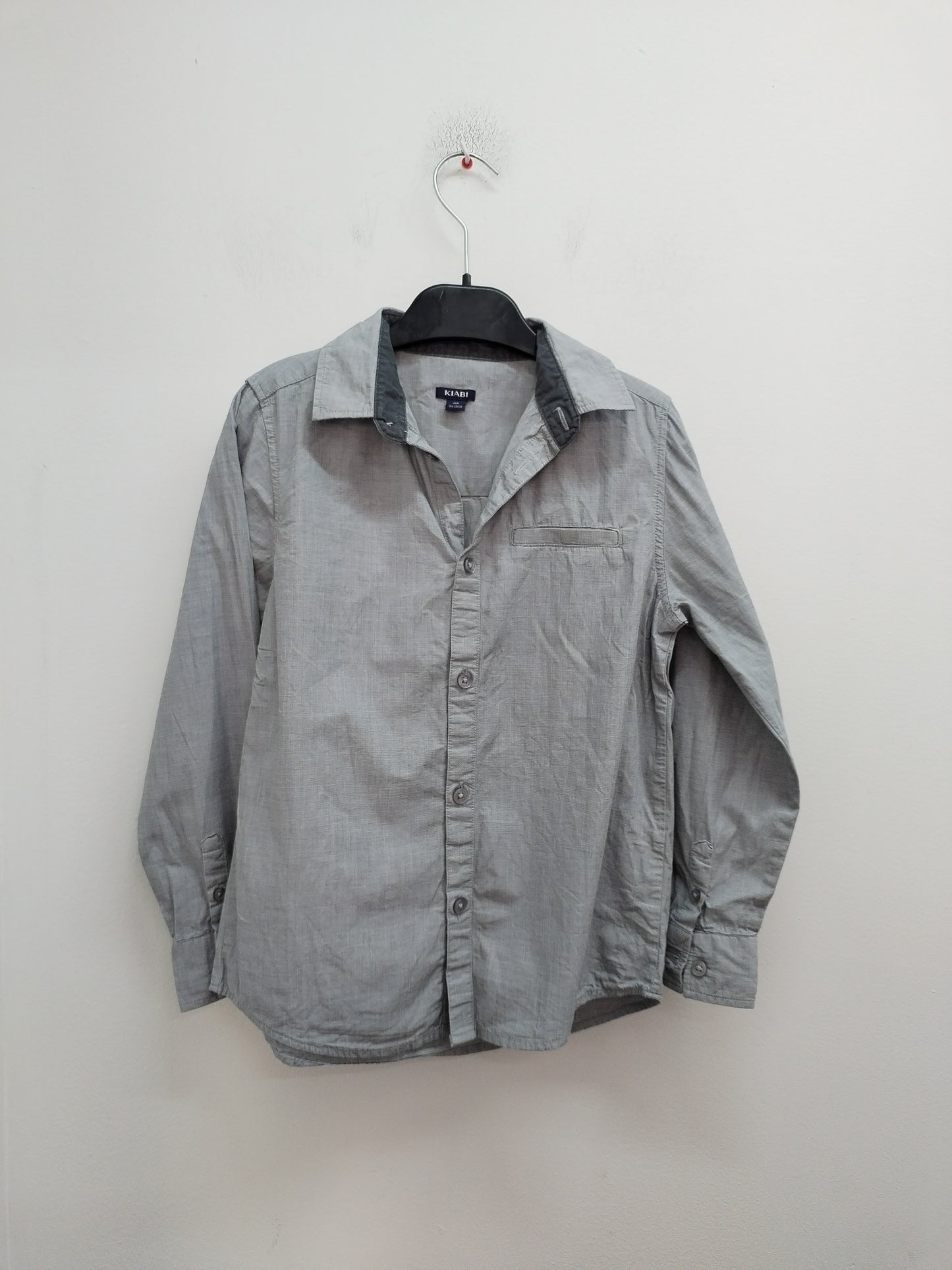 Chemise Kiabi grise Taille 8 Ans