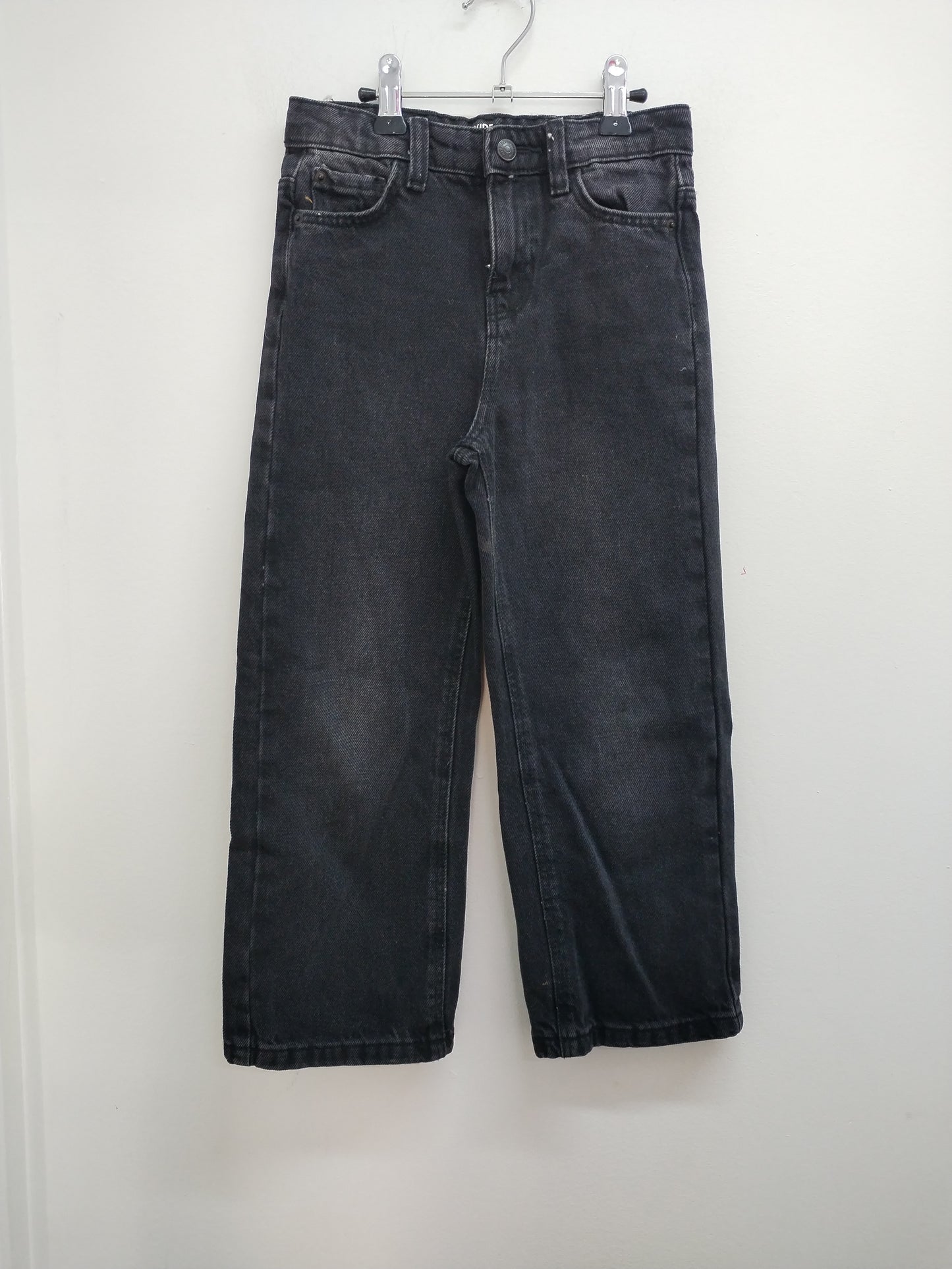 Jeans jambes larges Kiabi noir Taille 6 Ans