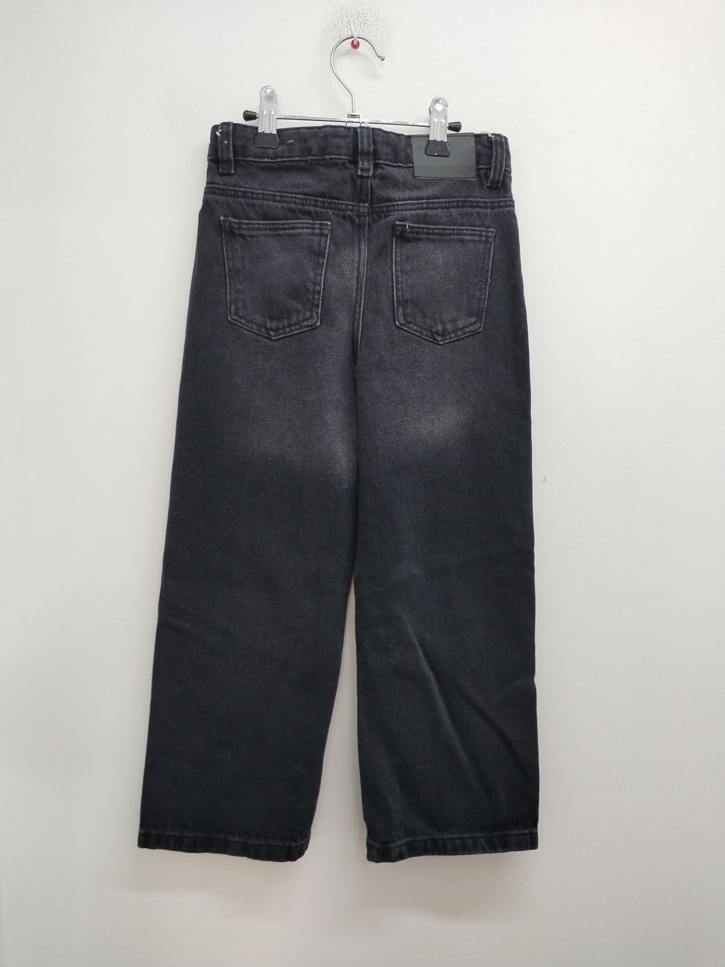 Jeans jambes larges Kiabi noir Taille 6 Ans