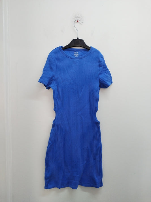 Robe manches courtes Kiabi bleue Taille 12 Ans