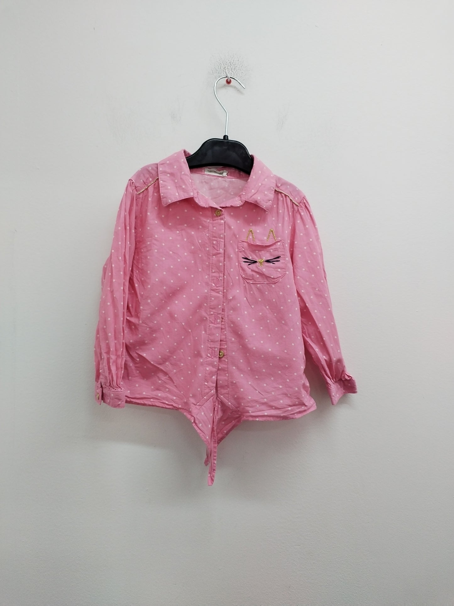 Chemise Orchestra rose à pois Taille 3 Ans