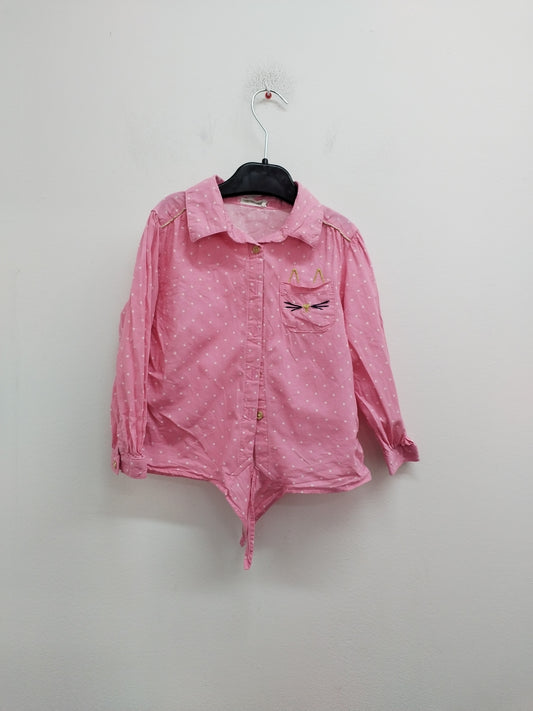 Chemise Orchestra rose à pois Taille 3 Ans
