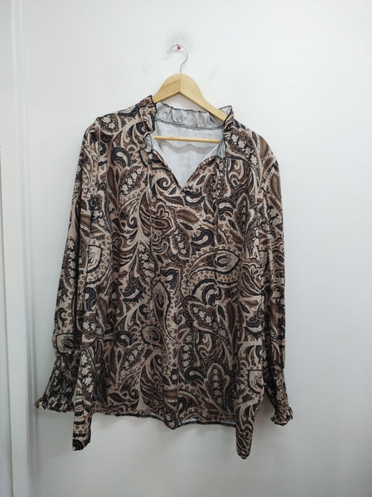 Tunique manches longues à motifs Taille 2XL/3XL