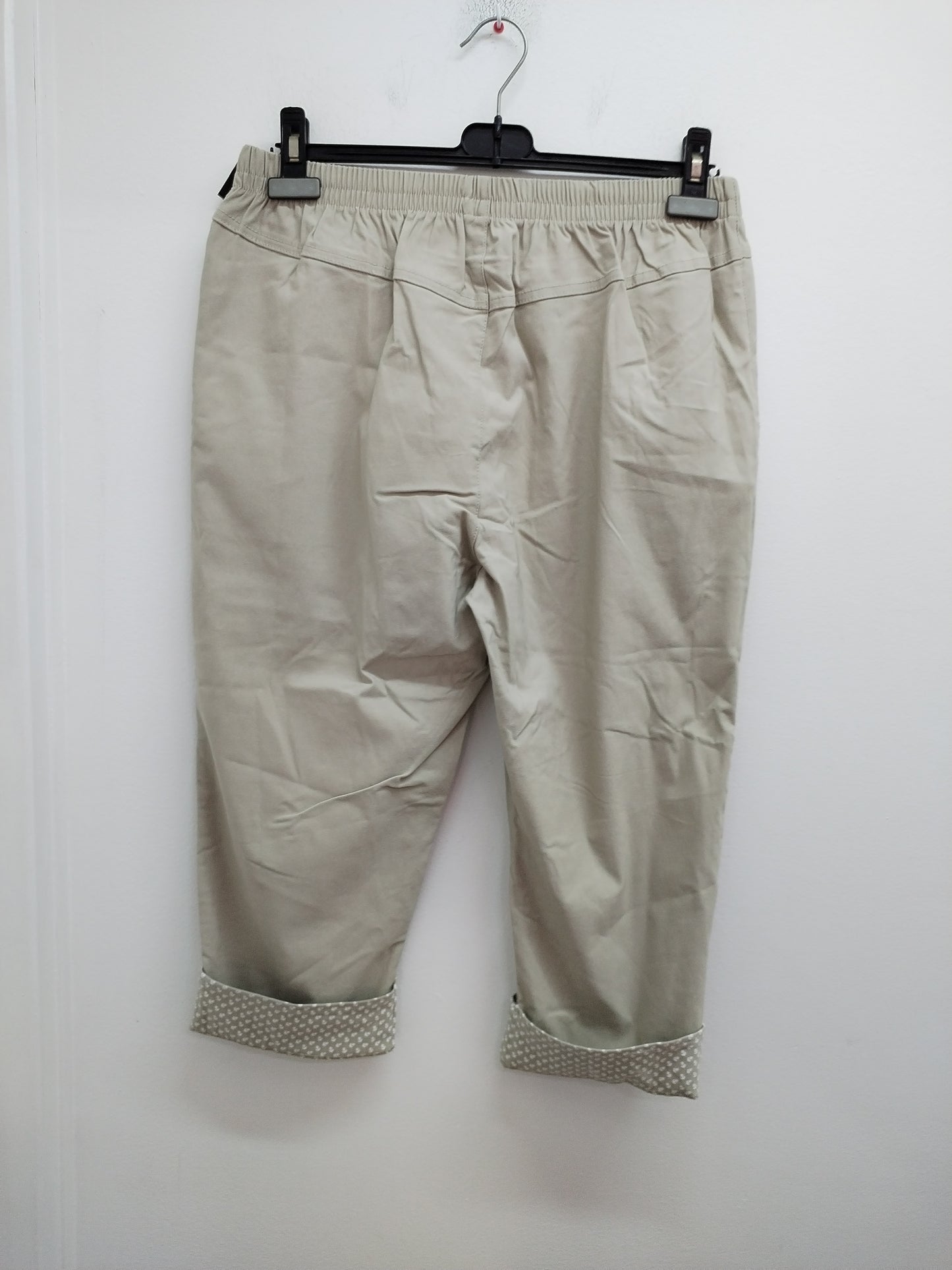 Pantacourt Celia Jeans beige Taille 2XL