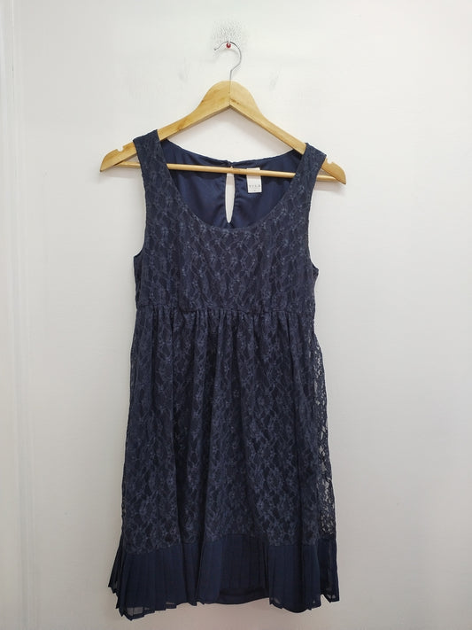 Robe sans manches Vila marine en dentelle Taille M