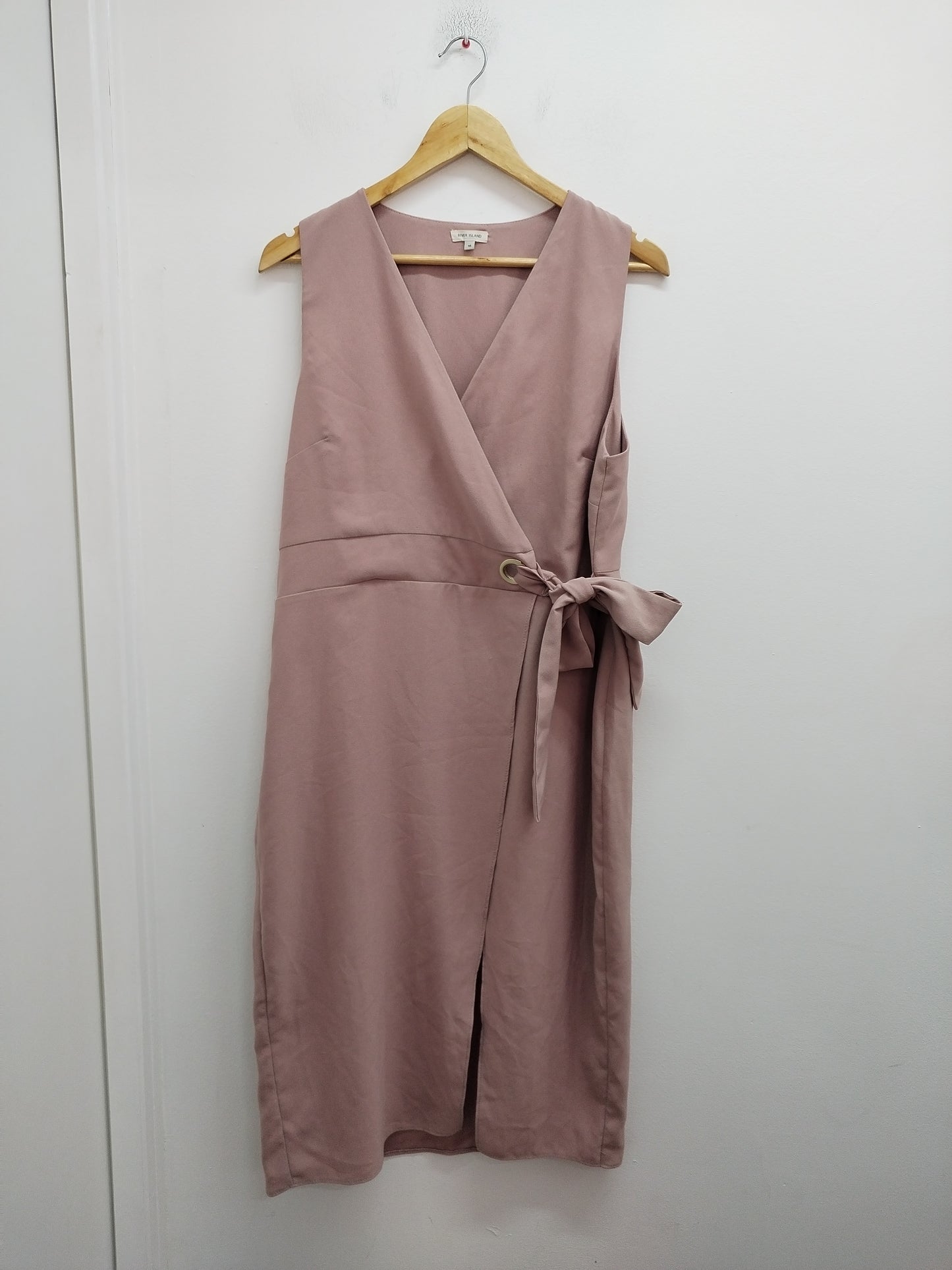 Robe longue sans manches River Island vieux rose Taille 42