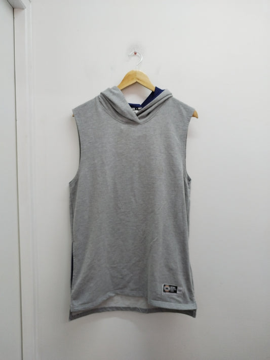 Sweat sans manches à capuche NBL gris Taille M