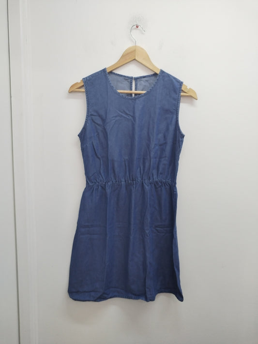Robe sans manches bleue jeans Taille S