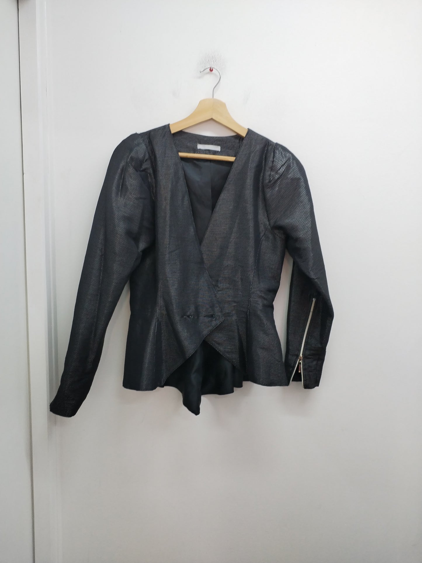 Veste blazer 3 Suisses Collection noire brillante Taille M