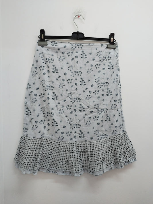 Jupe Scénic bleue claire fleurie Taille 38