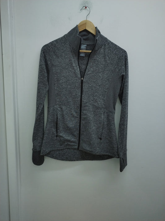 Veste de sport zippée Champion grise chinée Taille S