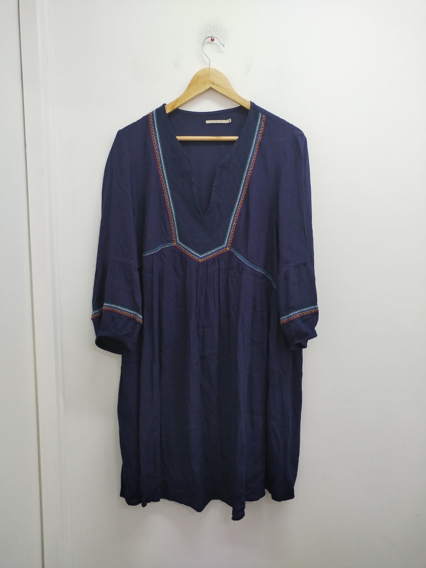 Robe manches 3/4 Elora marine Taille 40