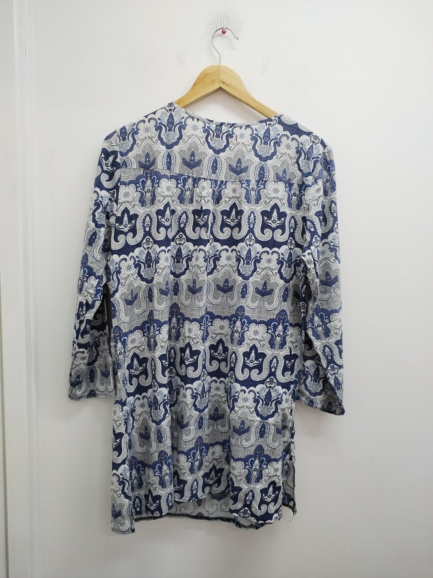 Robe tunique manches 3/4 Lusa à motifs Taille M/L