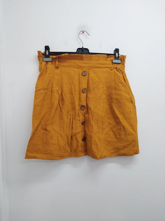 Jupe courte moutarde Taille 38