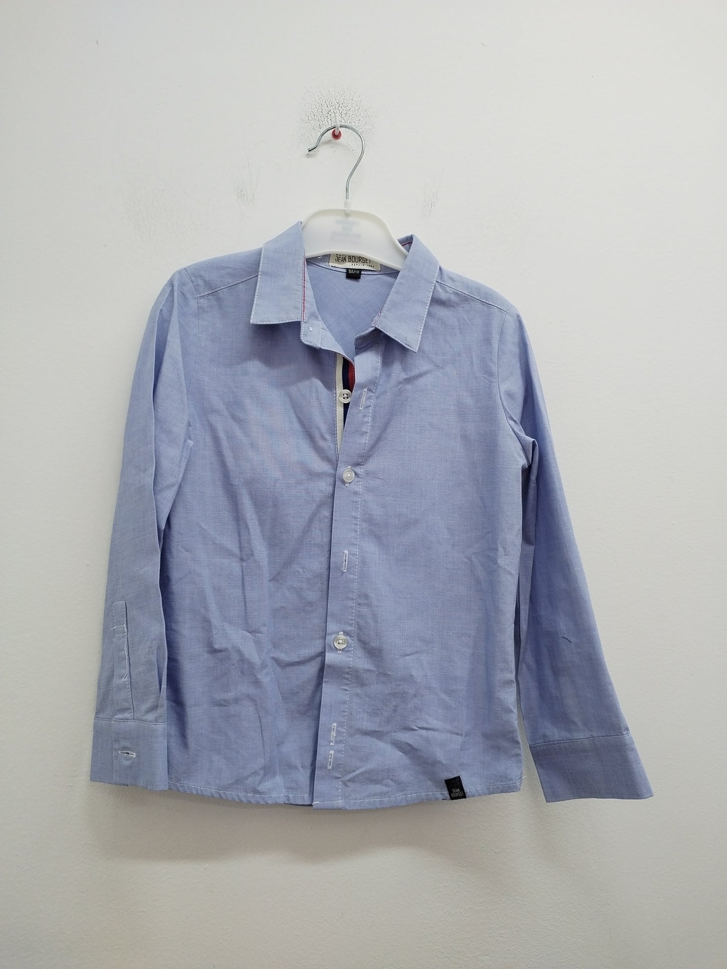Chemise manches longues Jean Bourget bleue claire Taille 5 Ans