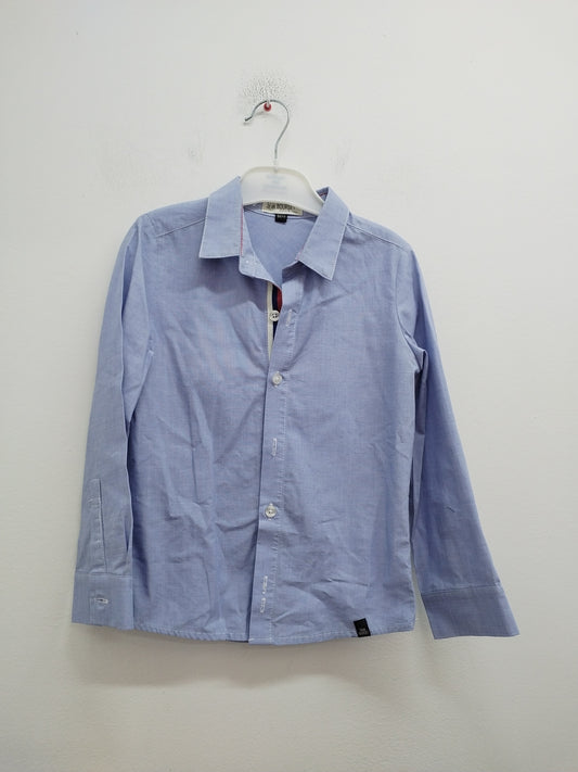 Chemise manches longues Jean Bourget bleue claire Taille 5 Ans