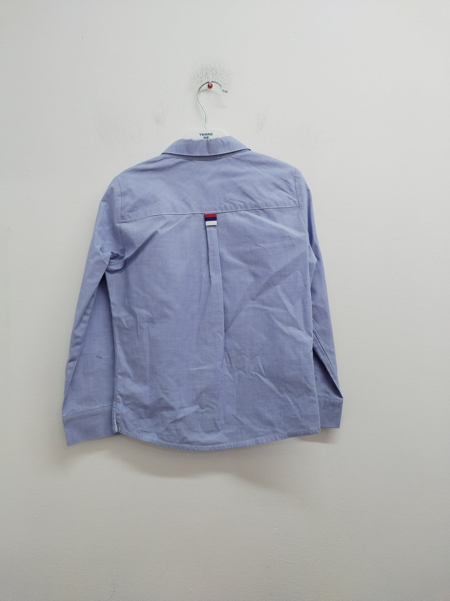 Chemise manches longues Jean Bourget bleue claire Taille 5 Ans