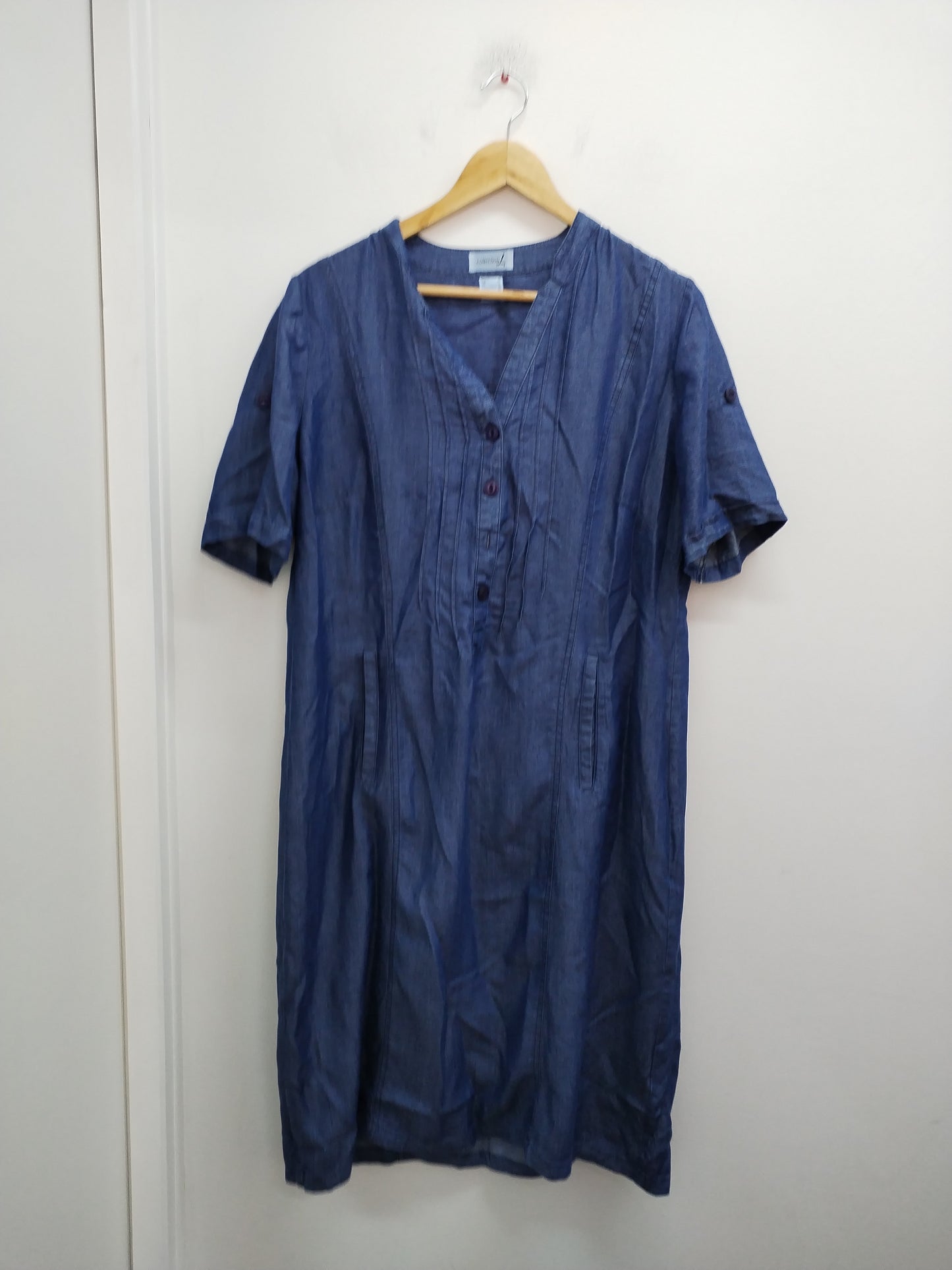 Robe manches courtes Collection L bleue jeans Taille 44