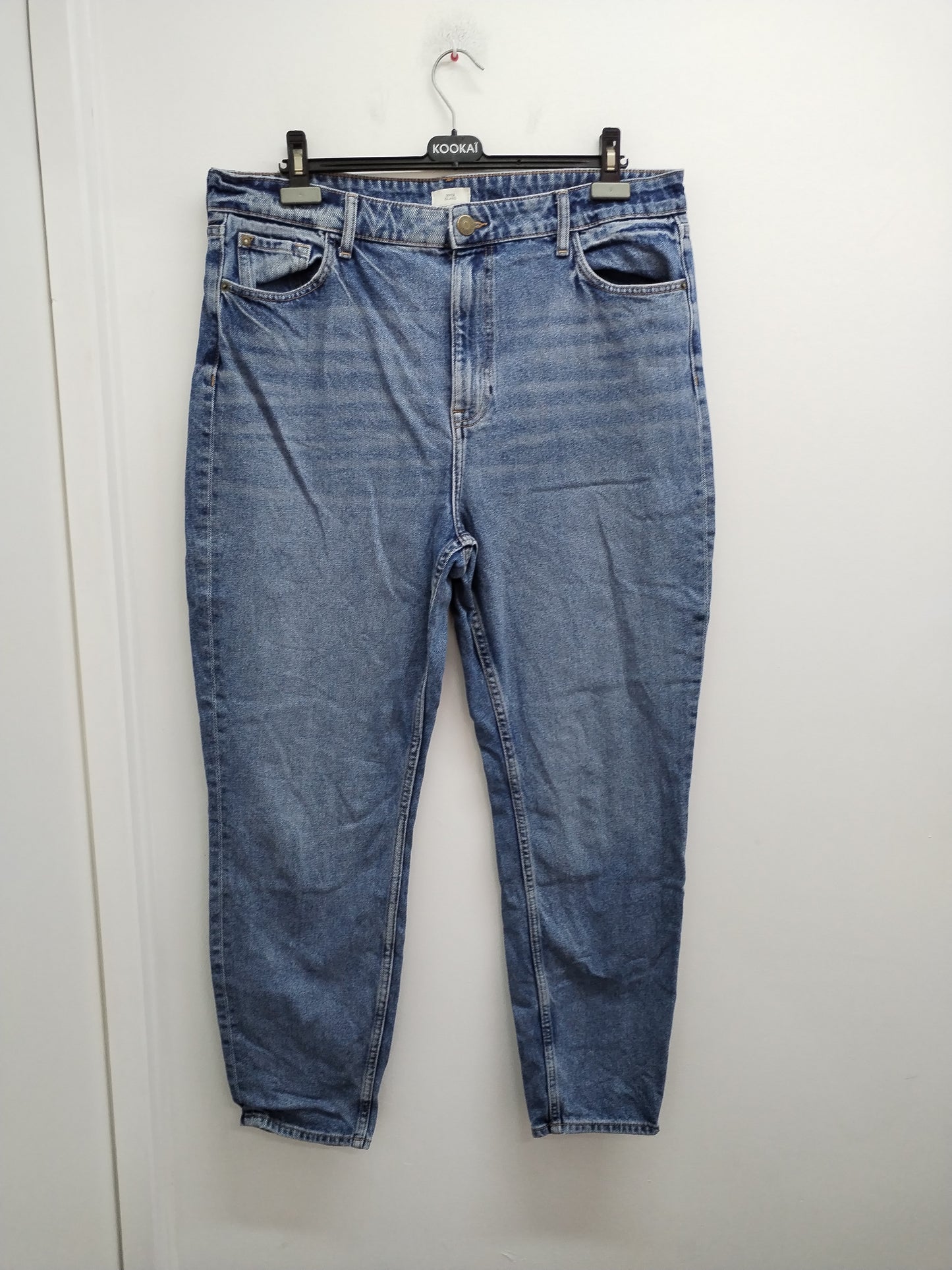 Jeans River Island bleu délavé Taille 48