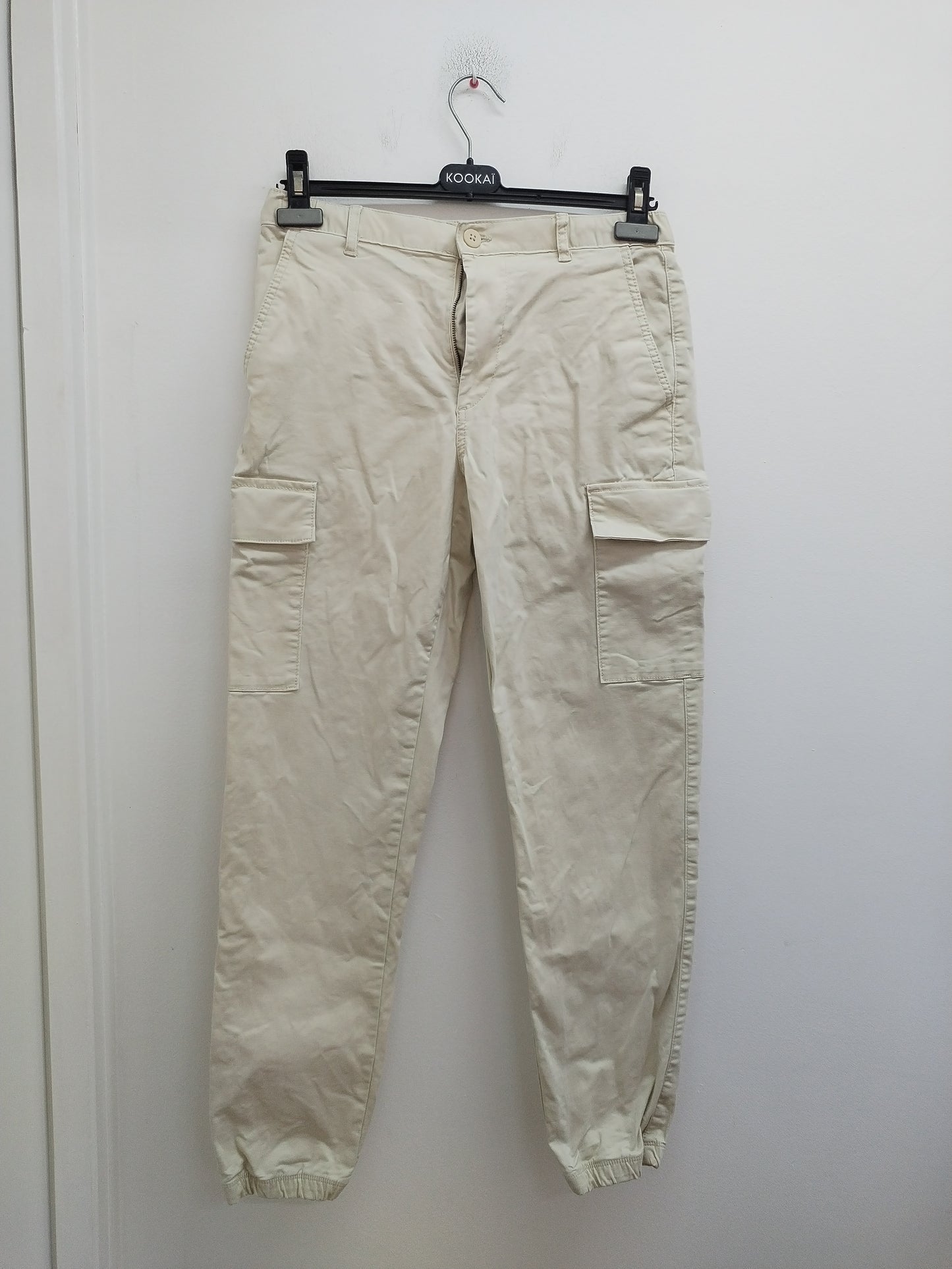 Pantalon Comfort Fit Kiabi beige Taille 36