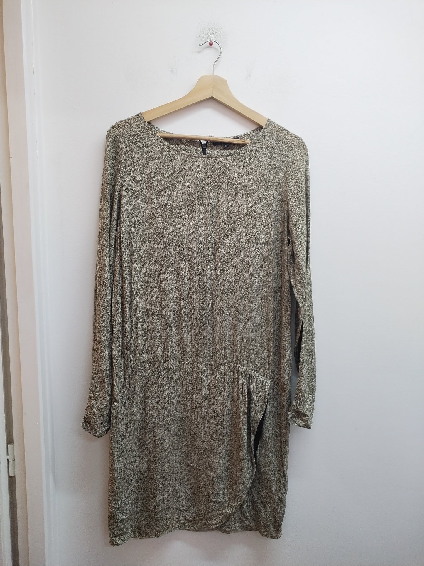 Robe manches longues R Ninety Fifth imprimée léopard Taille 40
