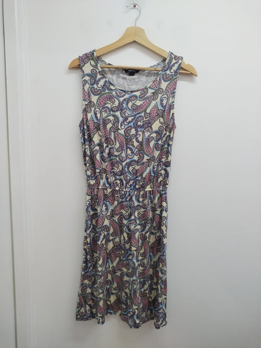 Robe sans manches Esmara beige à motifs Taille L
