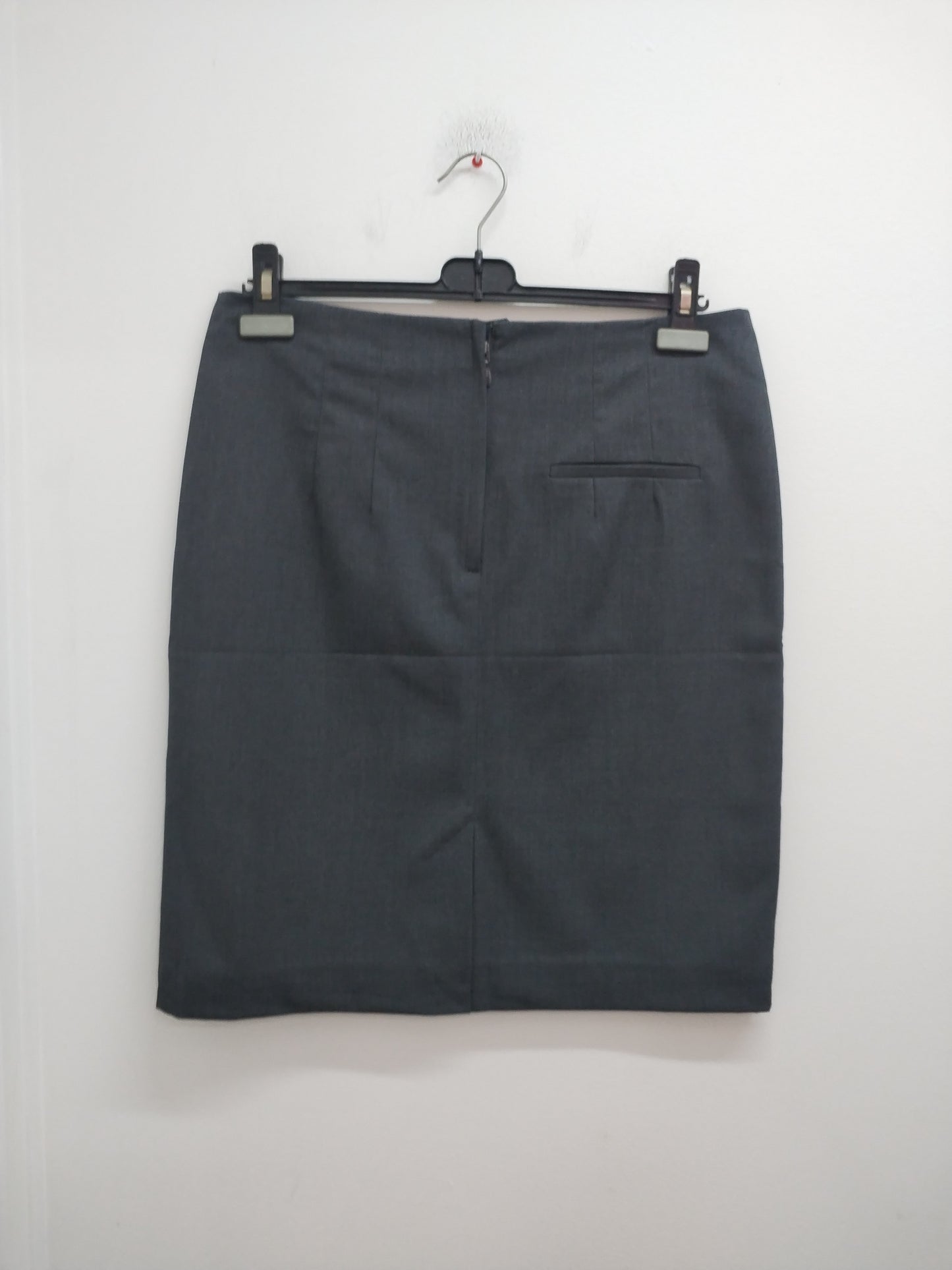 Jupe droite H&M grise Taille 42