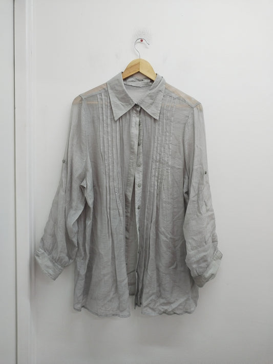 Chemise légère manches longues grise Taille XL