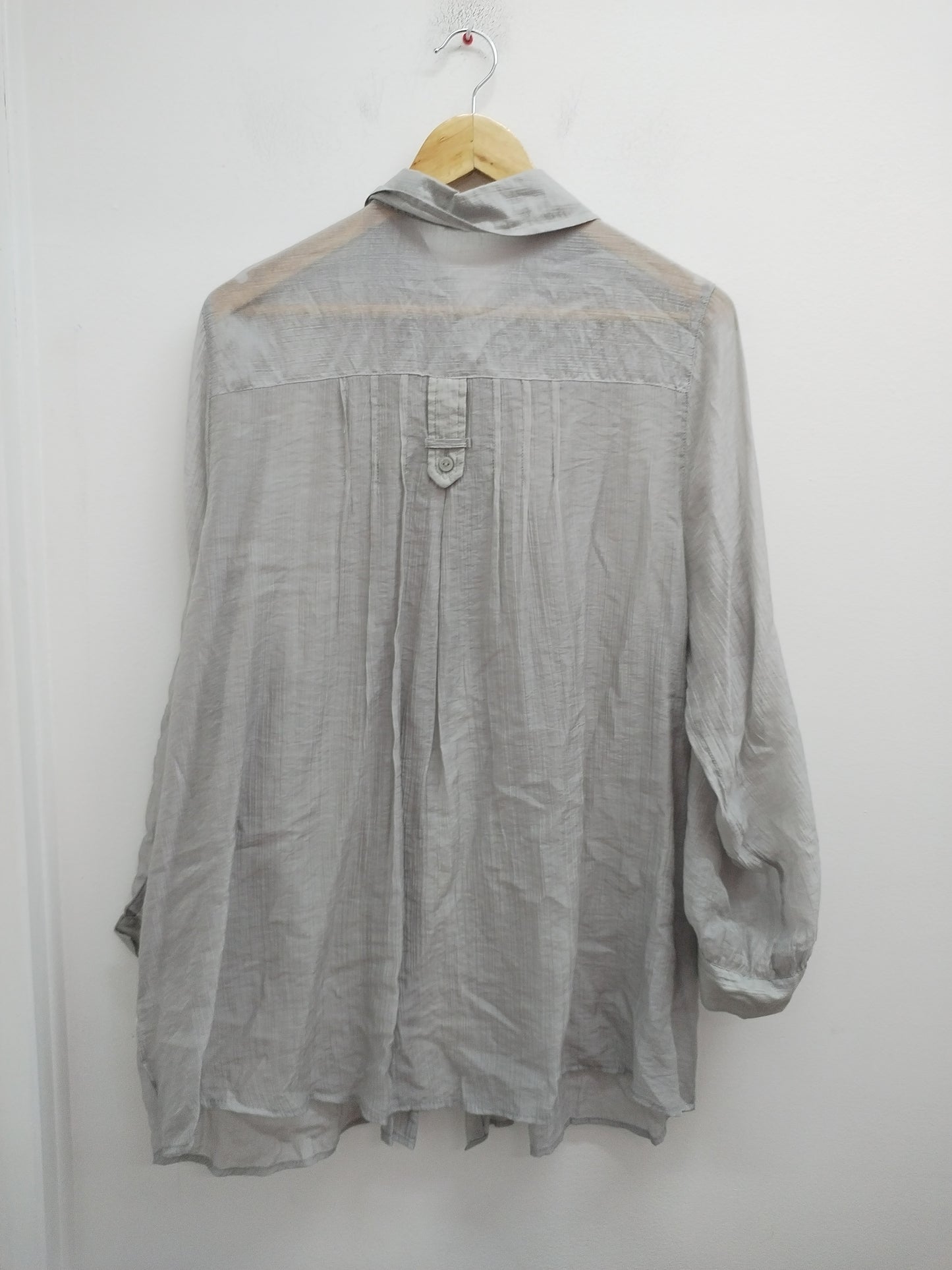 Chemise légère manches longues grise Taille XL