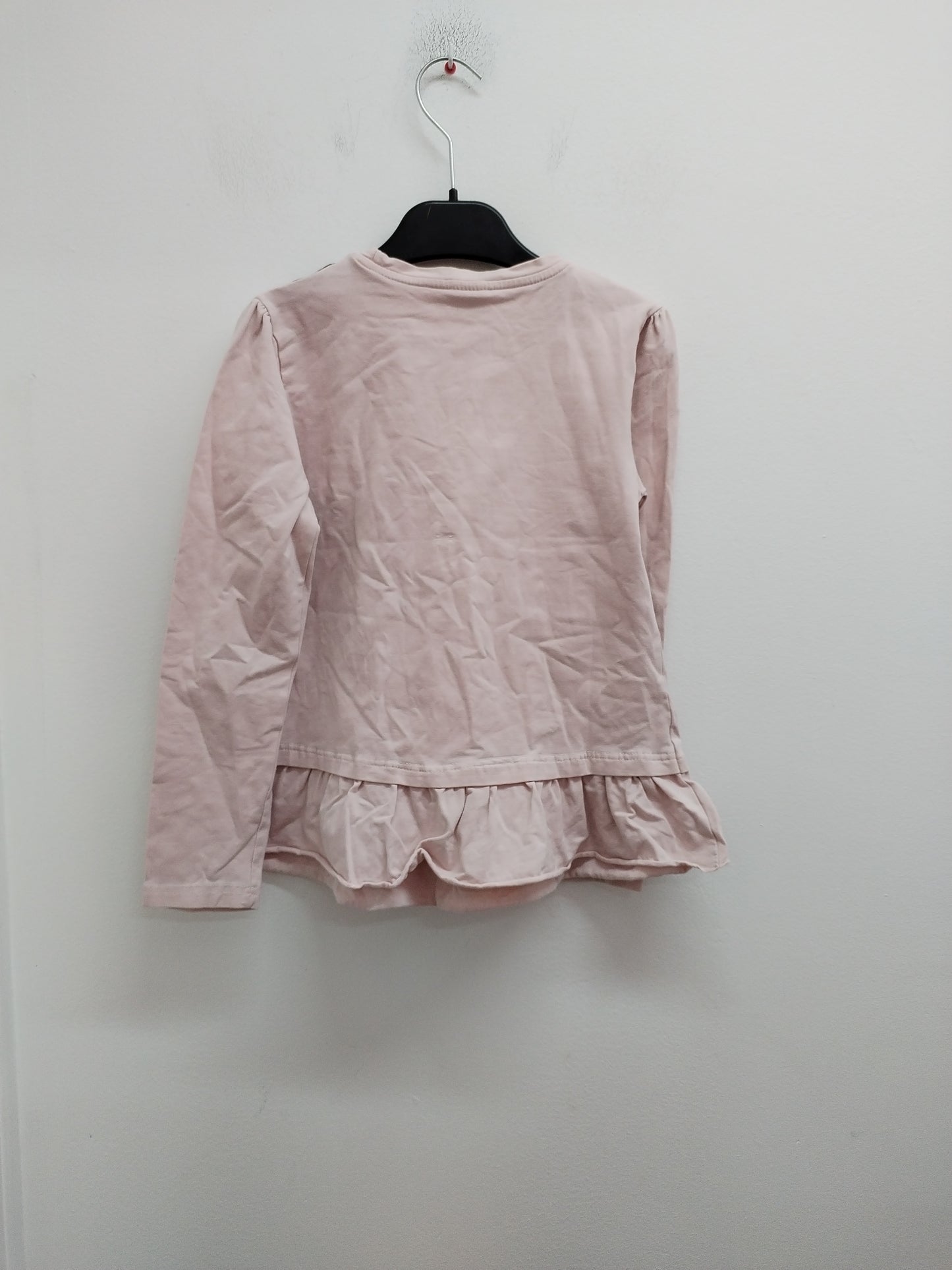 Sweat fin Ativo rose avec impression Taille 10 Ans