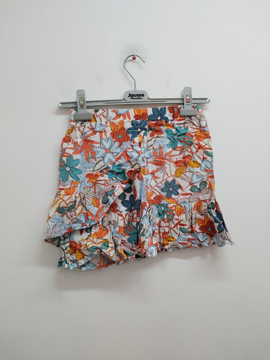 Jupe fleurie multicolore Taille 10 Ans