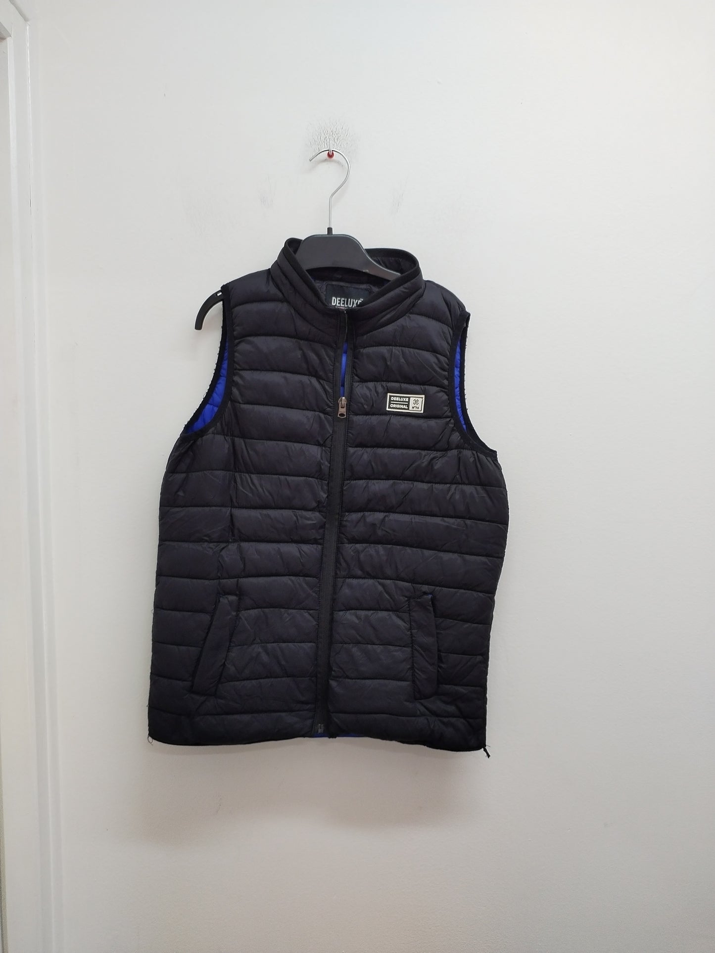 Doudoune sans manches Deeluxe noir Taille 12 Ans