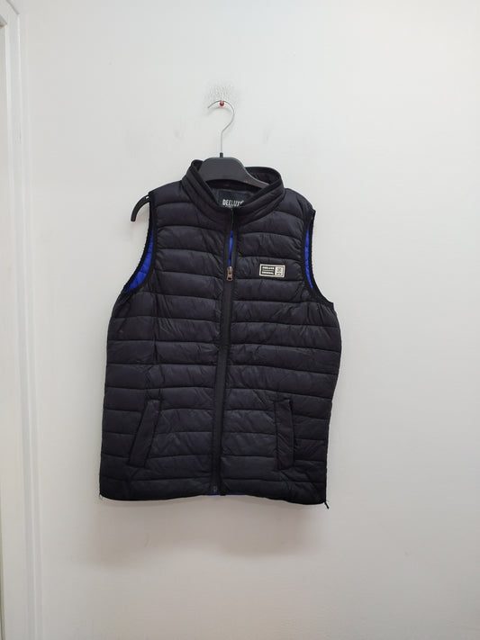 Doudoune sans manches Deeluxe noir Taille 12 Ans