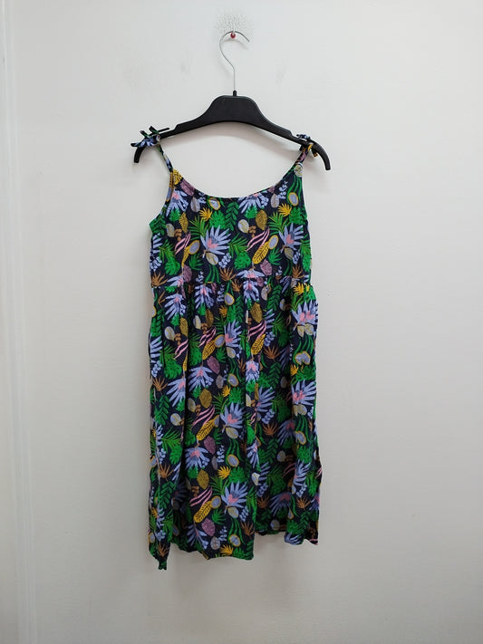 Robe à bretelles Kiabi multicolore à motifs Taille 10 Ans