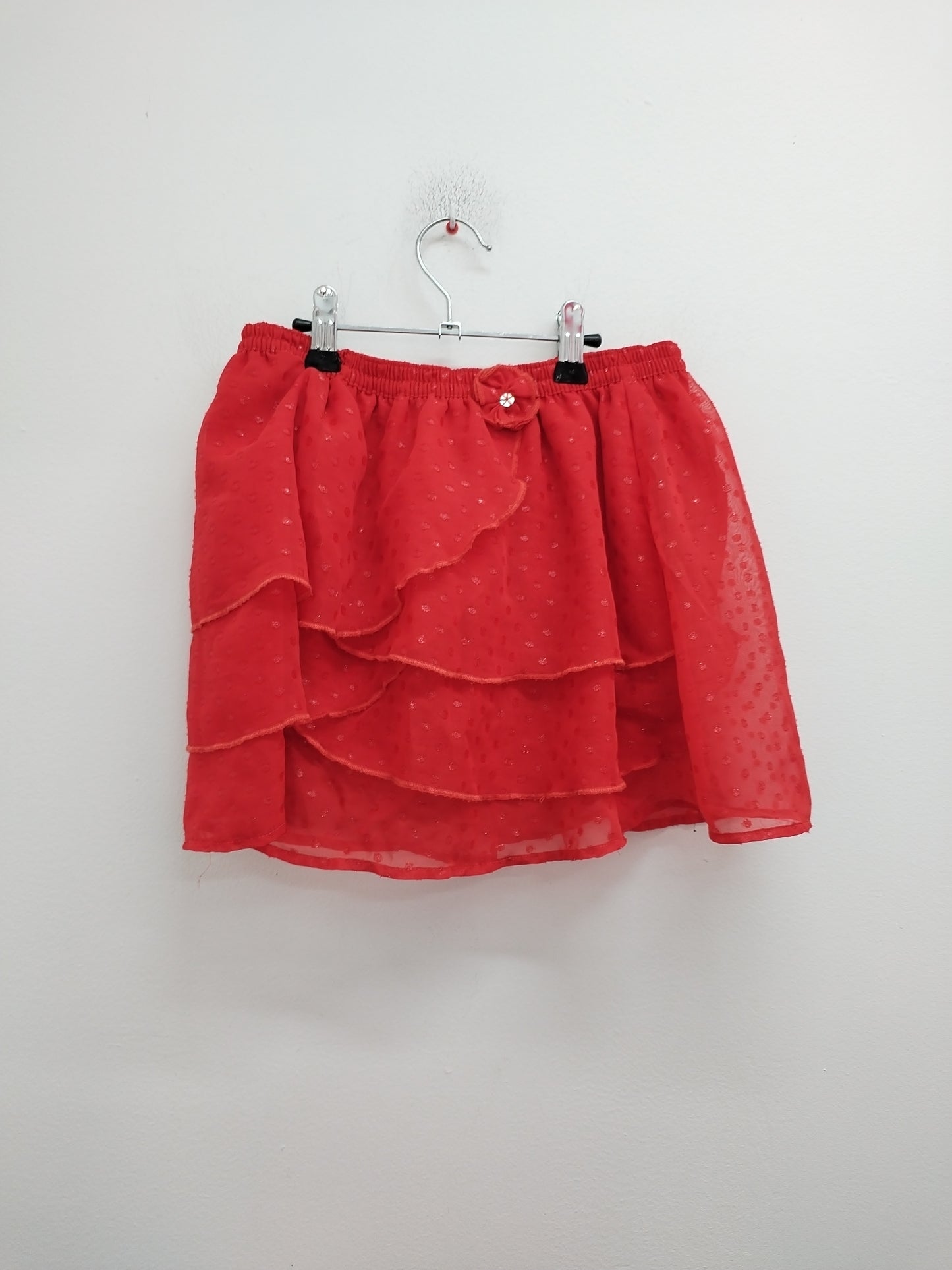 Jupe à volants Orchestra rouge à pois Taille 8 Ans