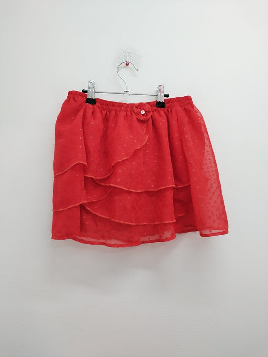 Jupe à volants Orchestra rouge à pois Taille 8 Ans