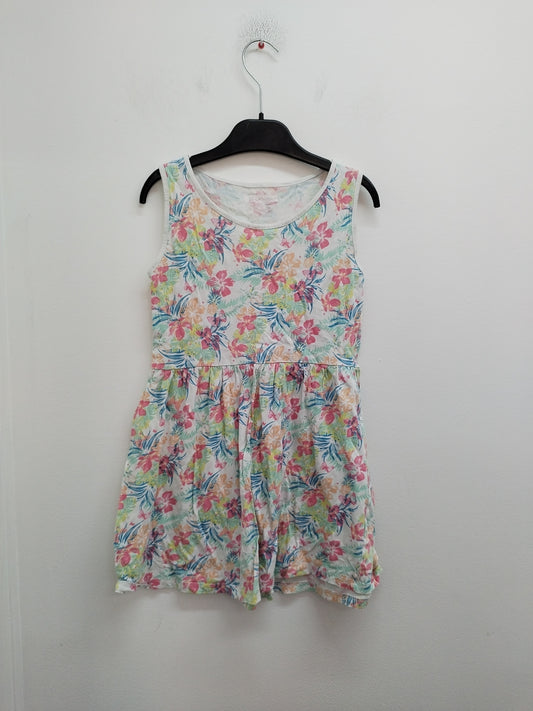 Robe sans manches In Extenso fleurie Taille 10 Ans