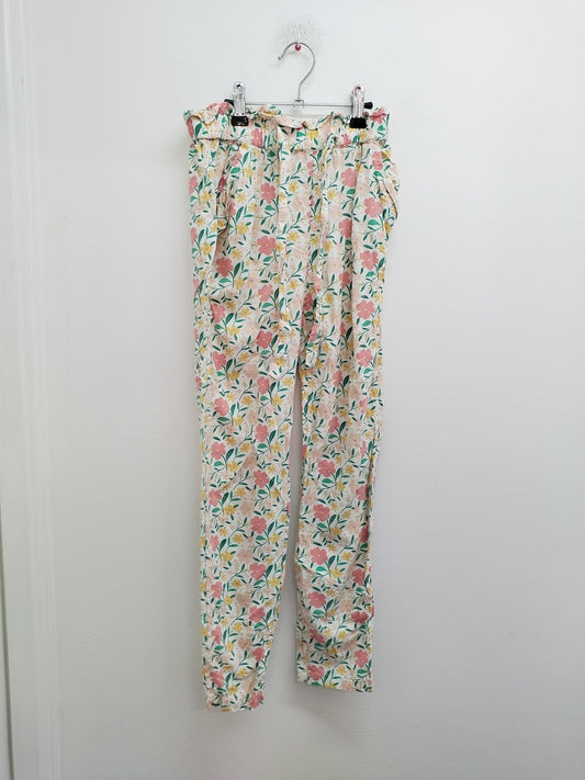 Pantalon fluide Tape à l'Œil fleuri Taille 10 Ans