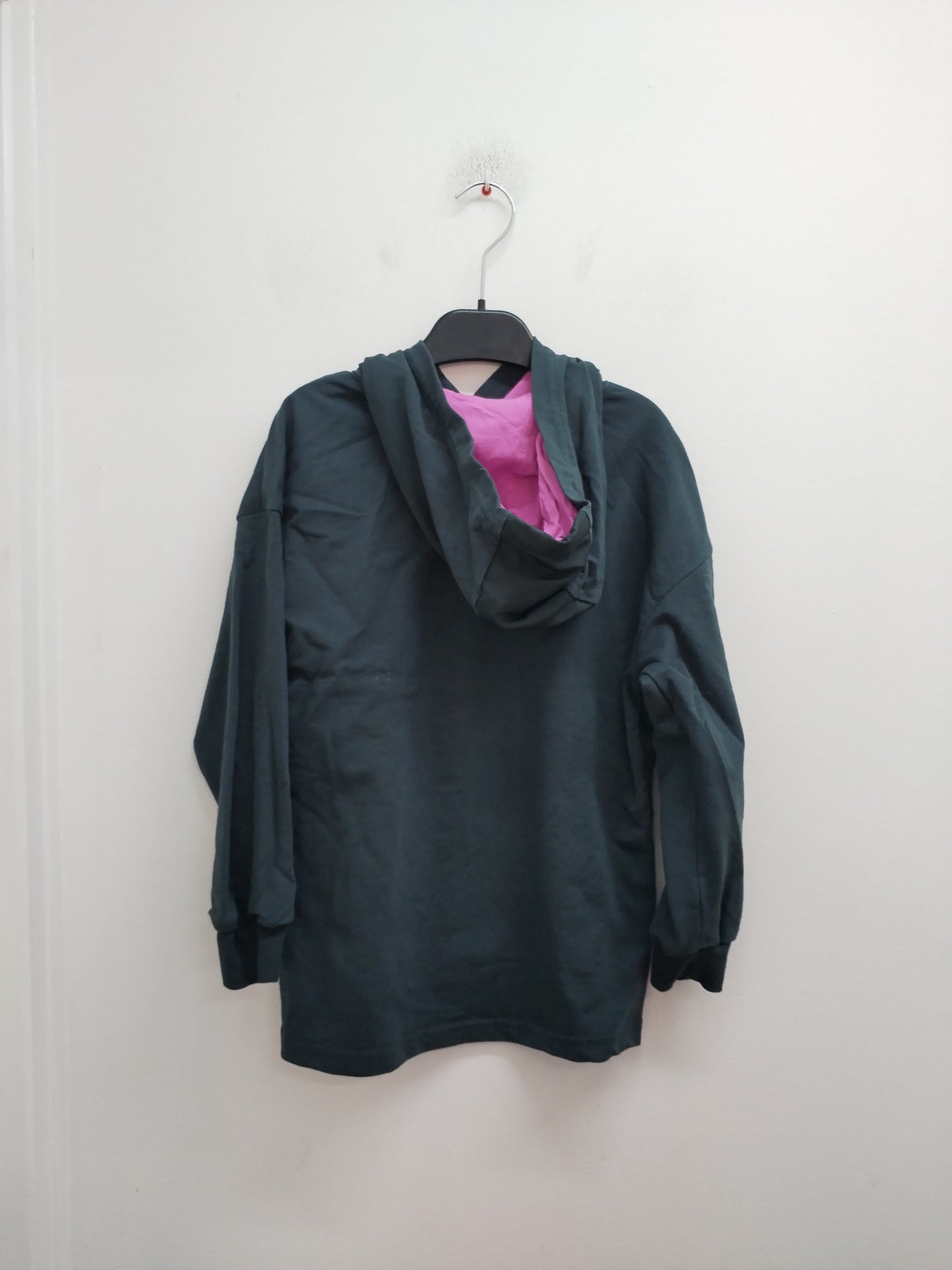 Sweat à capuche Pocopiano gris avec impression Taille 11 Ans